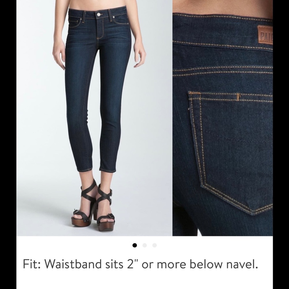 Paige Kylie Crop Jean